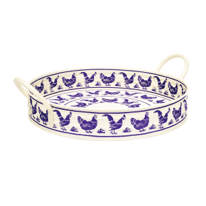 Emma Bridgewater - Blue Hen Handled Tray