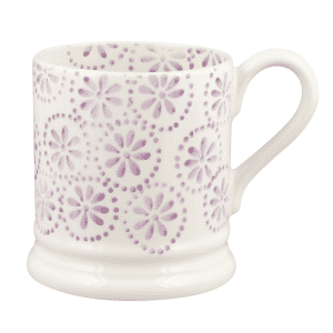 Emma Bridgewater - Spongeware Mug Daisy Spot Plum
