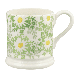 Emma Bridgewater - Spongeware Flowers Green Daisy Fields Mug