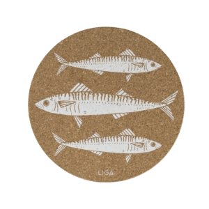 JACKA DESIGN - Cork Placemat Sardines
