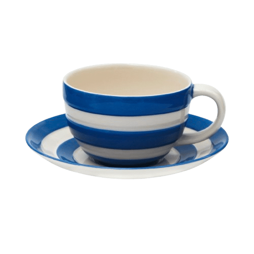 Cornishware - Breakfast Cup & Saucer Set - ARRIVING SOON!