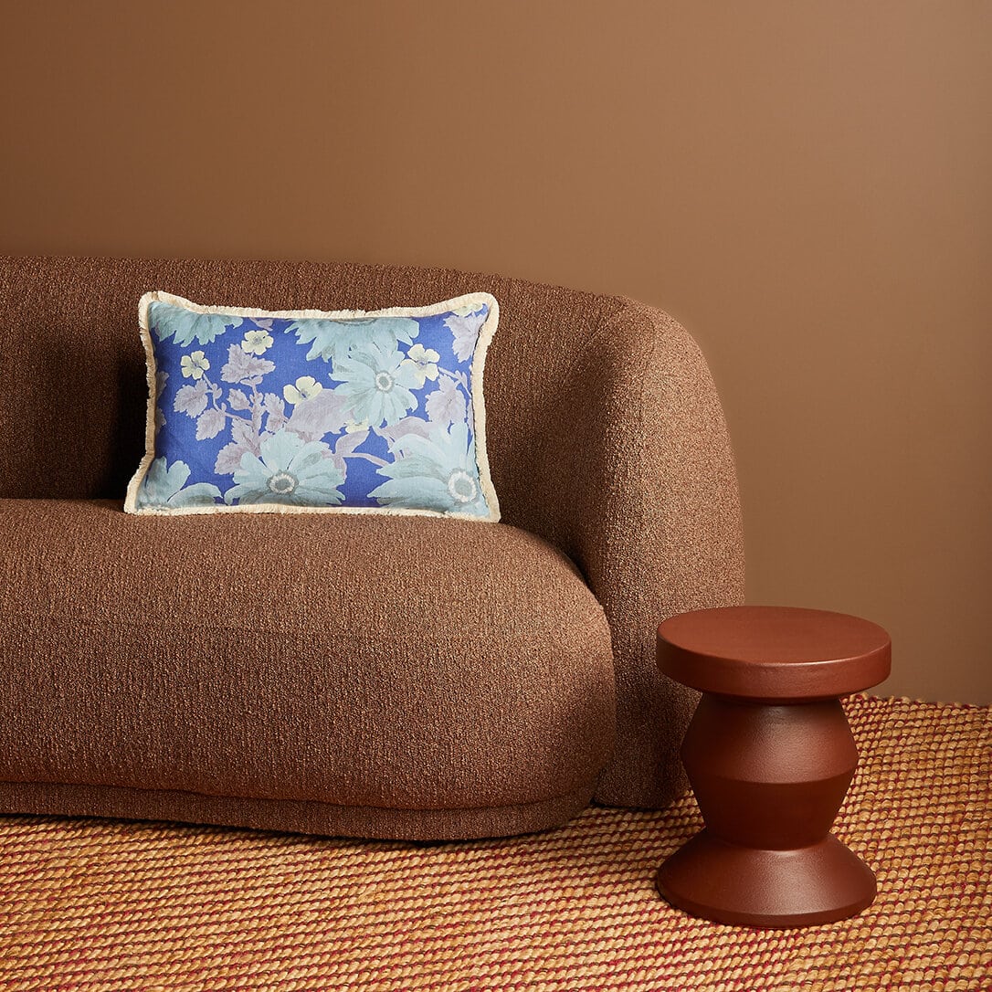 Bonnie & Neil - Marigold Blue Cushion 40x60cm - Image 2