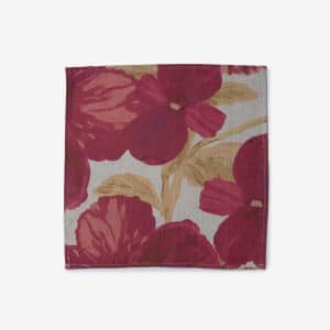 Bonnie & Neil - Napkins Wild Pansy Pink Set 4