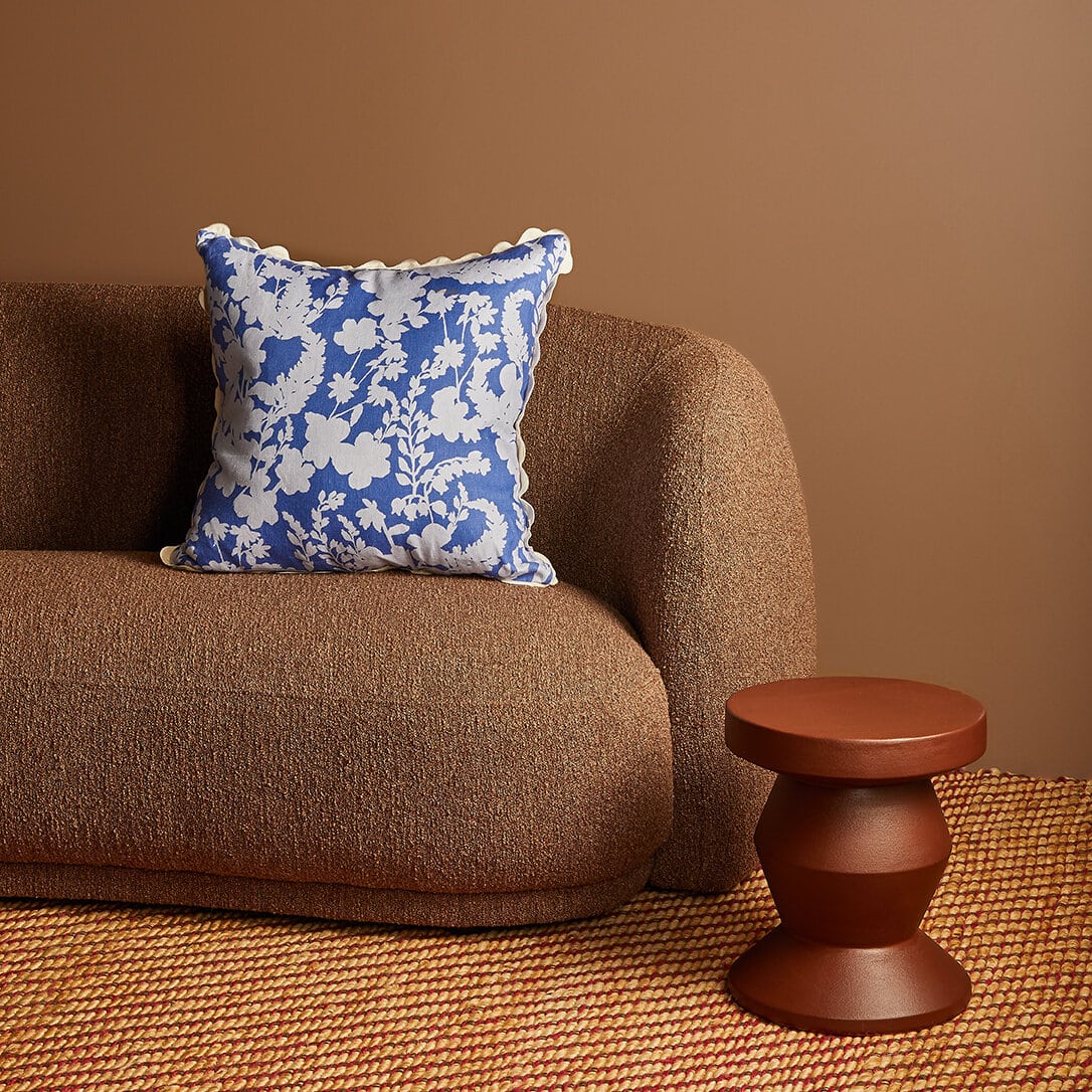 Bonnie & Neil - Petal Blue Cushion 60cm - Image 2