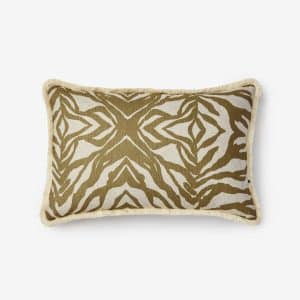 Bonnie & Neil - Zebra Olive Cushion 40x60cm