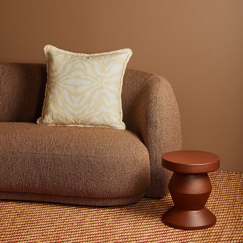 Bonnie & Neil - Zebra Vanilla Cushion 60cm - Image 2