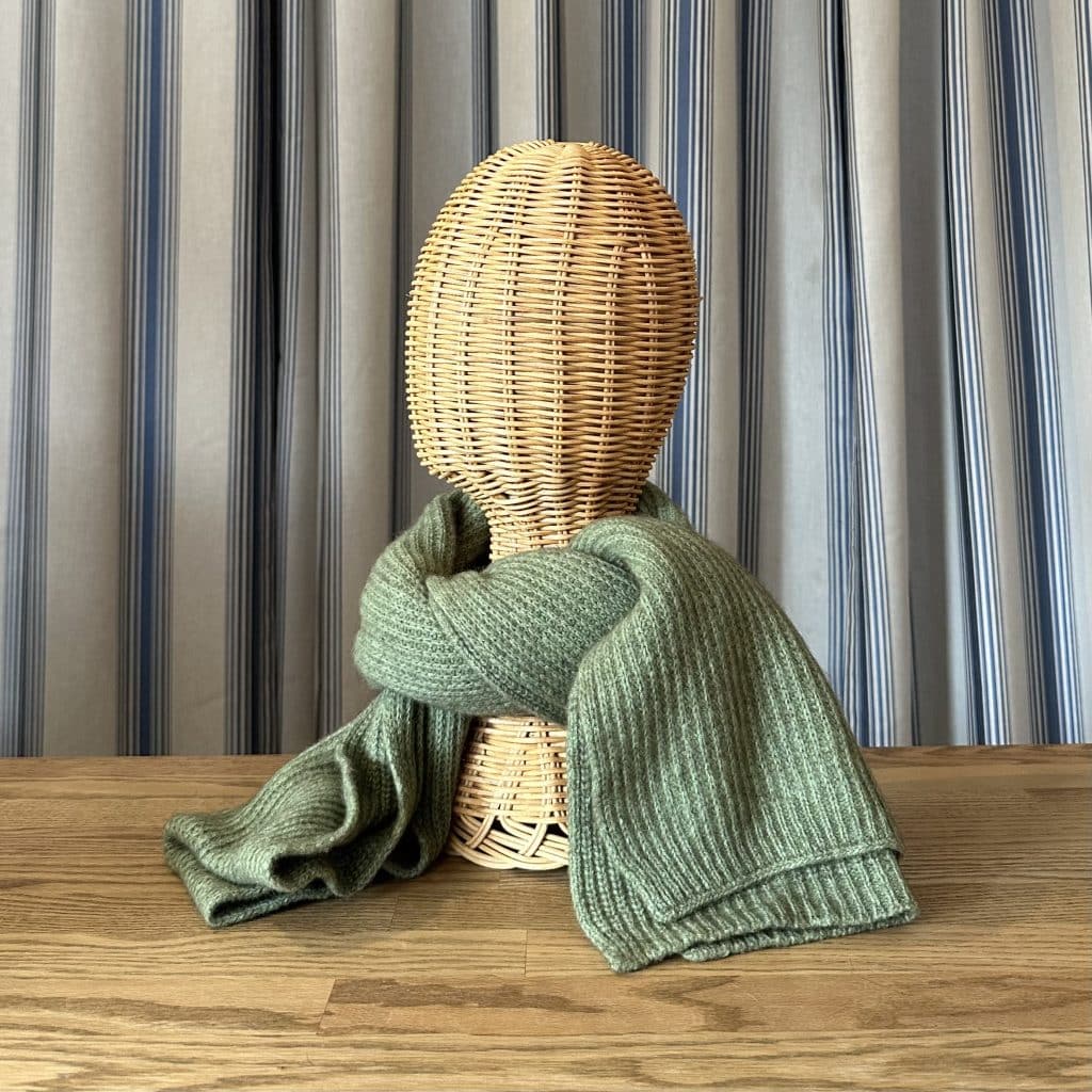 MKM - Possum Merino Scarf Pistachio