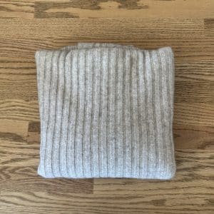 MKM - Possum Merino Ribbed Wrap Natural