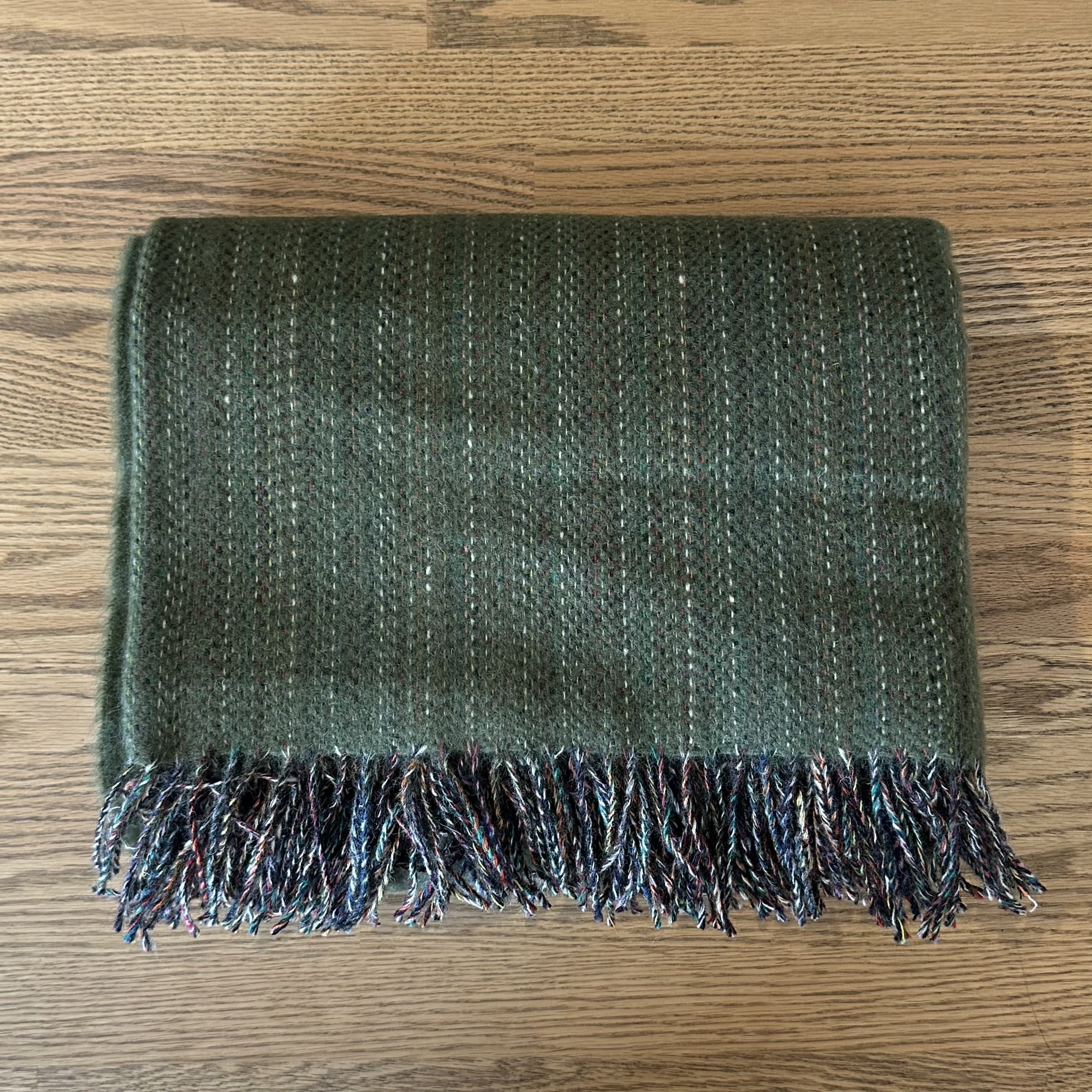 McNutt of Donegal - Tweed Throw in Meadow
