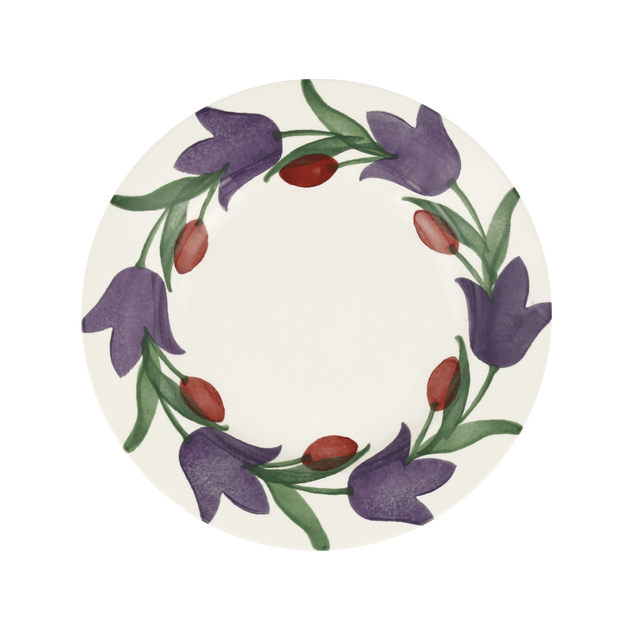 Emma Bridgewater - Spongeware 8 1/2" Plate Tulips
