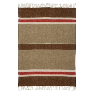 Klippan - Gotland Stripe Blanket - Brown
