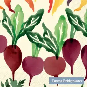 Napkins Cocktail - Emma Bridgewater Vegetable Sponged