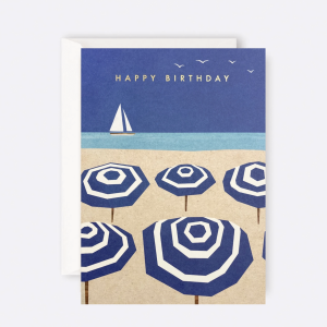 James Ellis - Card Happy Birthday Parasols