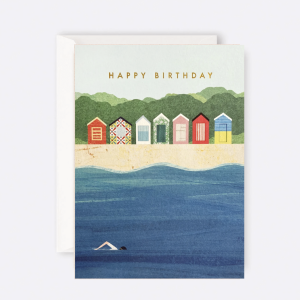 James Ellis - Card Happy Birthday Swimmer