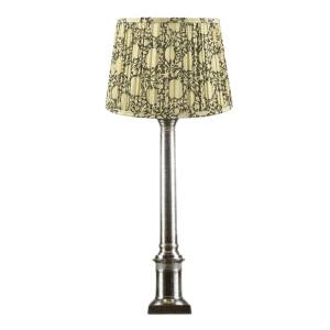 JACKA DESIGN - Column Lamp Base Antique Silver