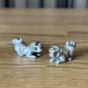 Selangor 1885 - Chopstick Rest Lion Pair