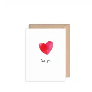 The Art File - Mini Card Love You