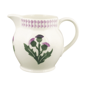 Emma Bridgewater - Spongeware Flowers Thistle 1 1/2 Pint Jug