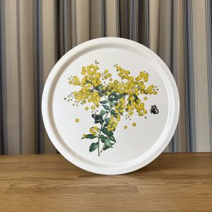 BELL ART - Wattle Round Tray