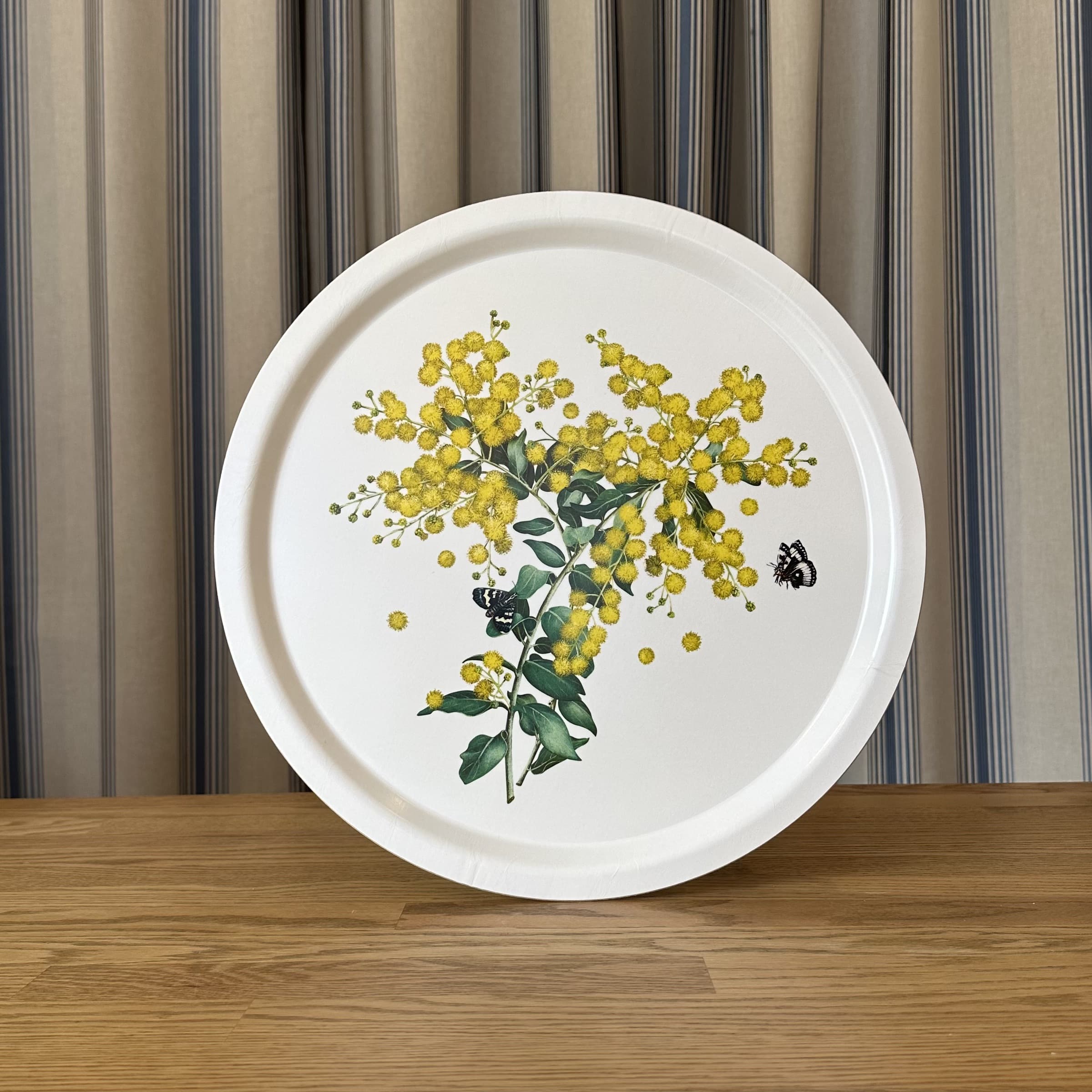 BELL ART - Wattle Round Tray