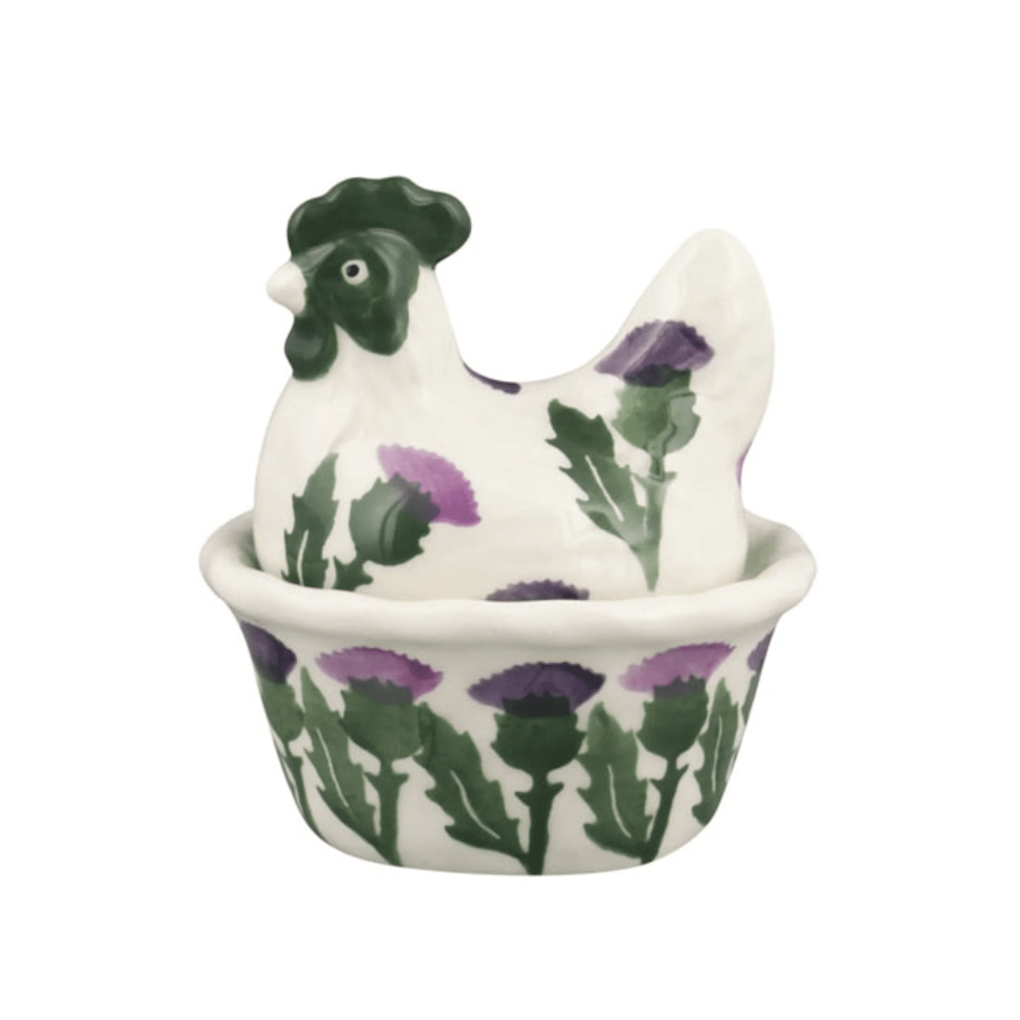 Emma Bridgewater - Spongeware Small Hen On Nest Thistle