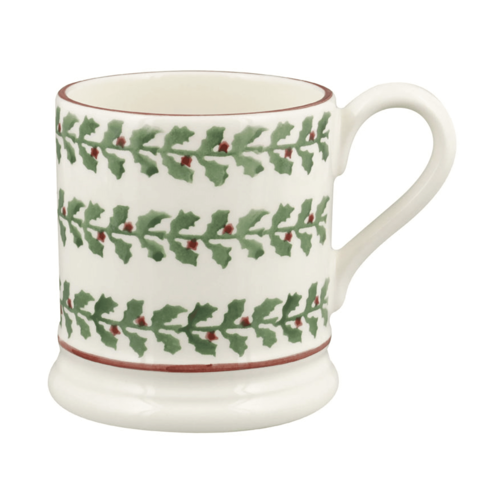 Emma Bridgewater - Spongeware Mug Tiny Holly