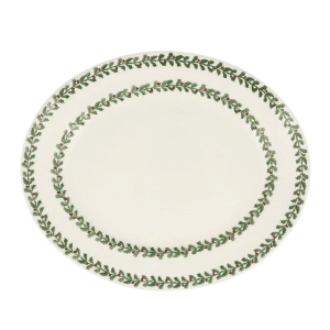 Emma Bridgewater - Spongeware Tiny Holly Oval Platter
