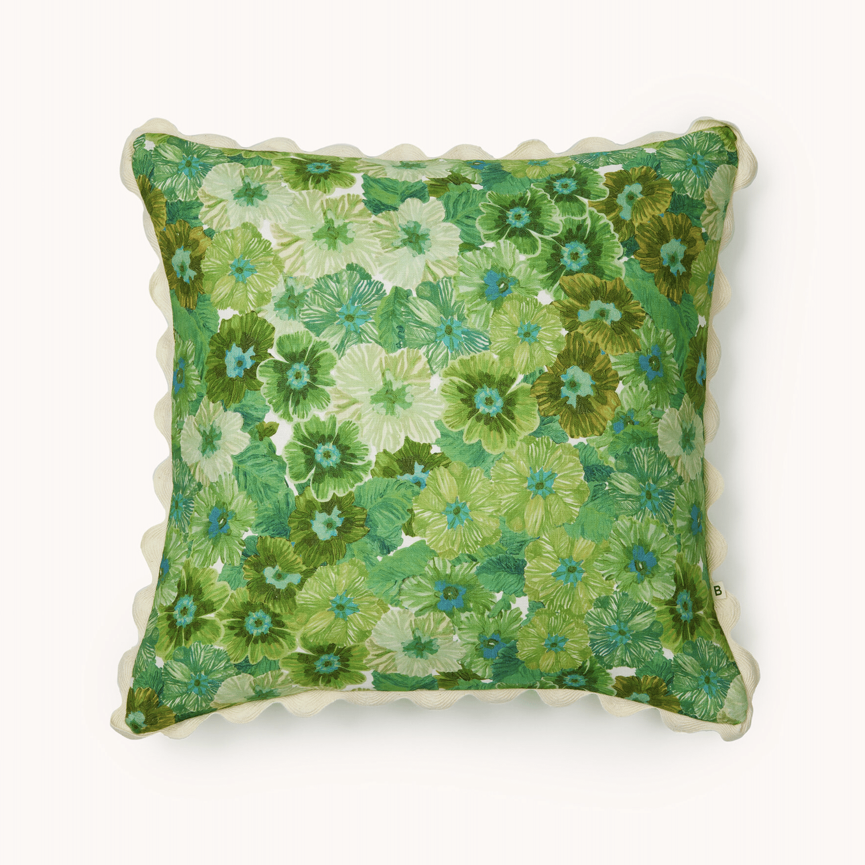Bonnie & Neil - Primrose Green Cushion 50cm