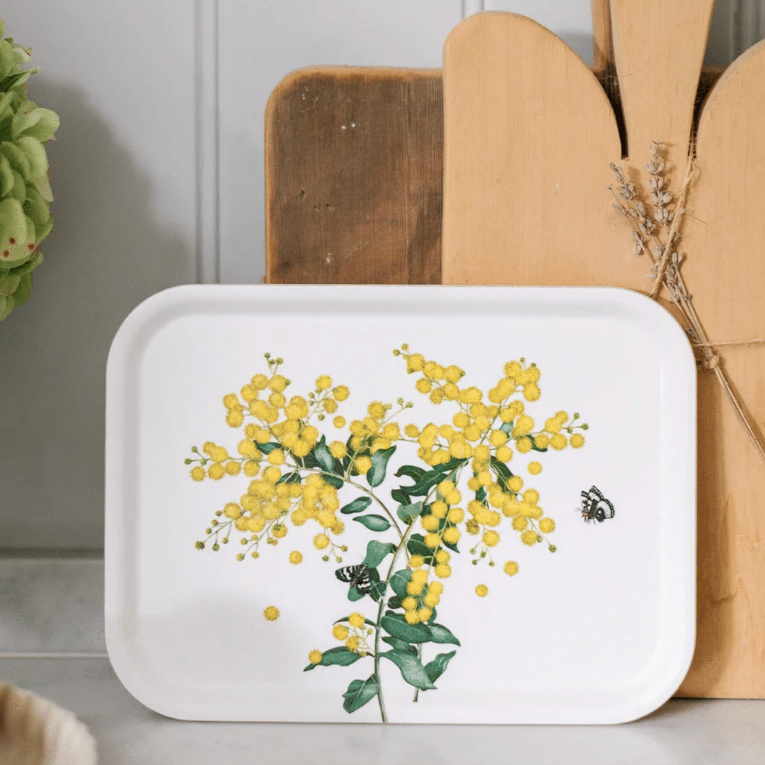 BELL ART - Wattle Rectangular Tray - Image 2