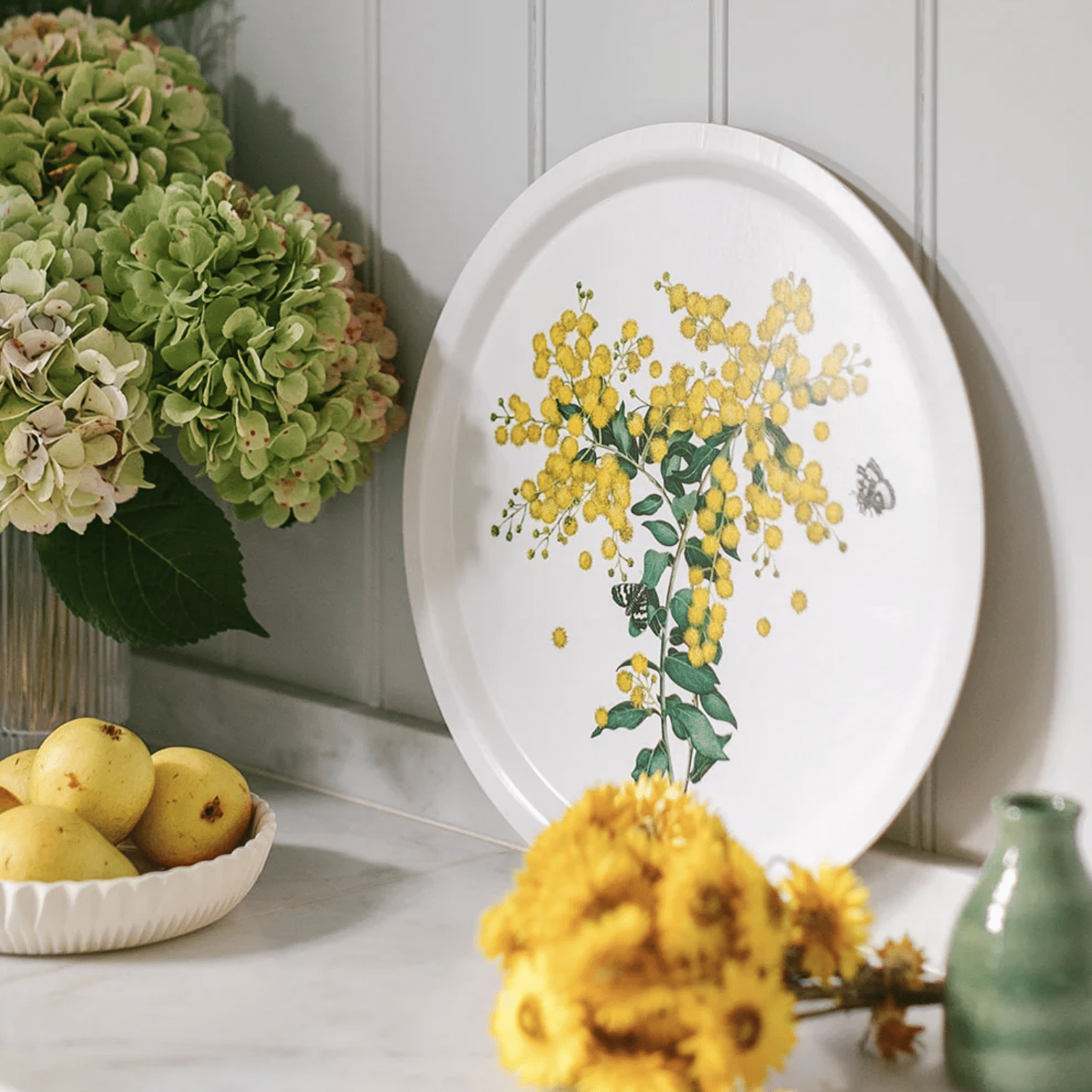 BELL ART - Wattle Round Tray - Image 2