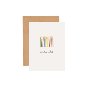 The Art File - Mini Card Birthday Wishes