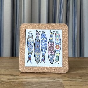 JACKA DESIGN - Portuguese Colourful Sardines Trivet