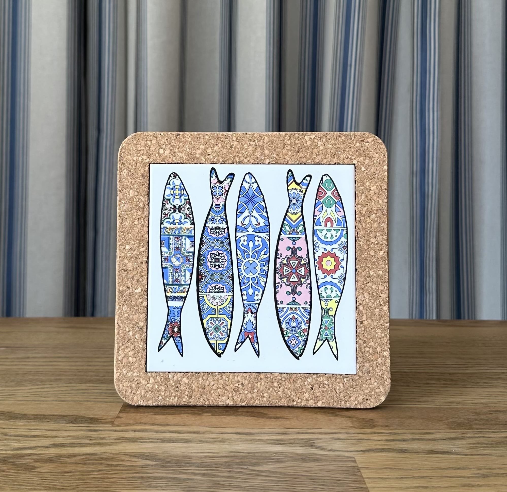 JACKA DESIGN - Portuguese Colourful Sardines Trivet