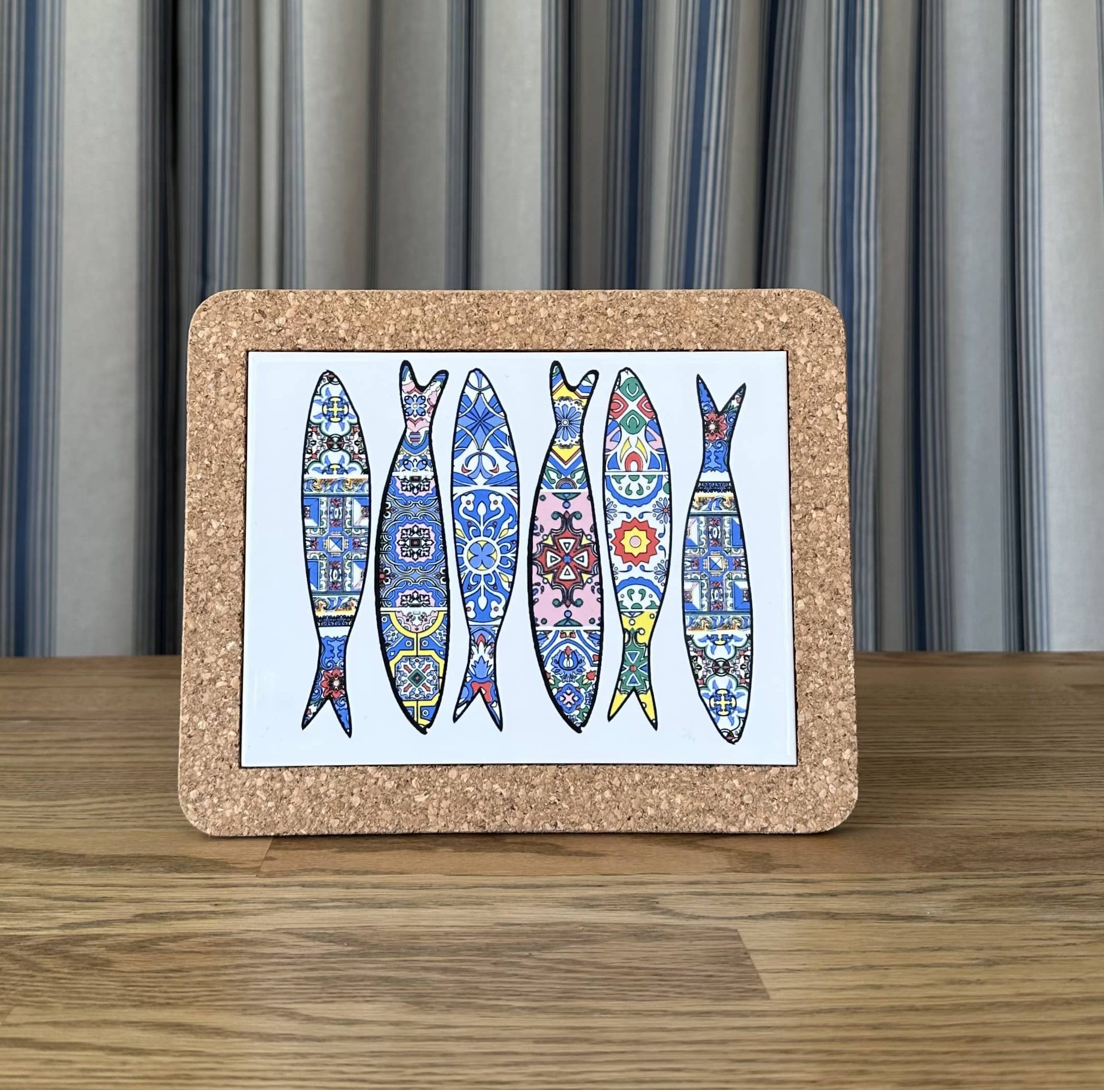 JACKA DESIGN - Portuguese Colourful Sardines Cheese Board