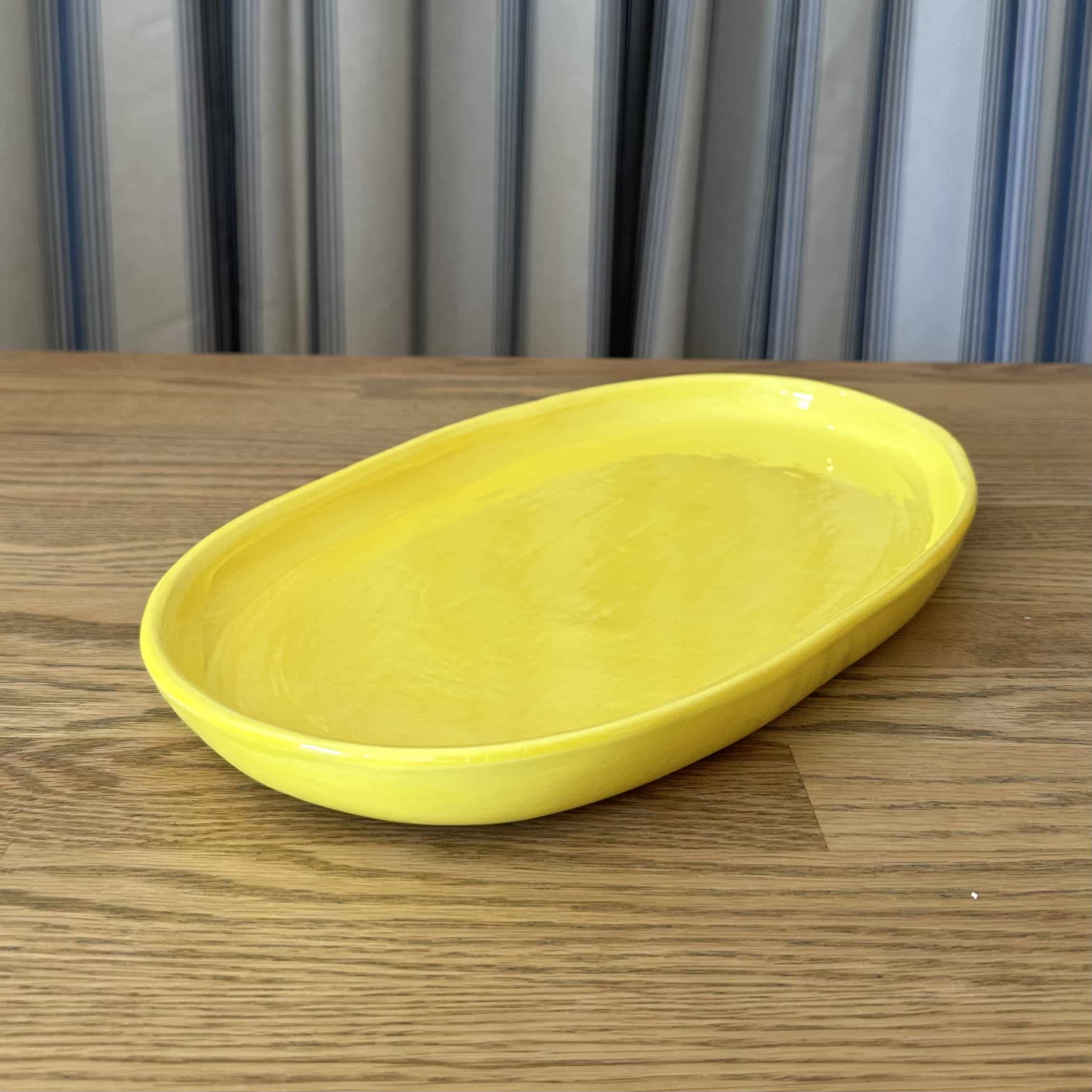 Batch - Small Oval Platter Yellow - Image 2