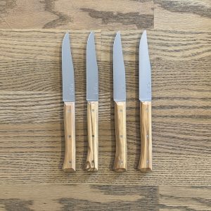 Opinel - Facette table knives 4PC Set - Olive