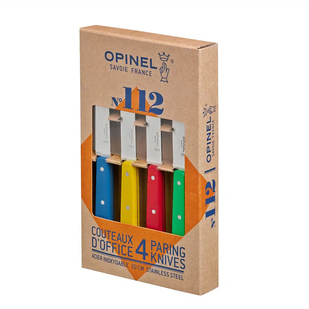 Opinel - N°112 Stainless Steel Paring Knives 4PC Set - Classic - Image 2