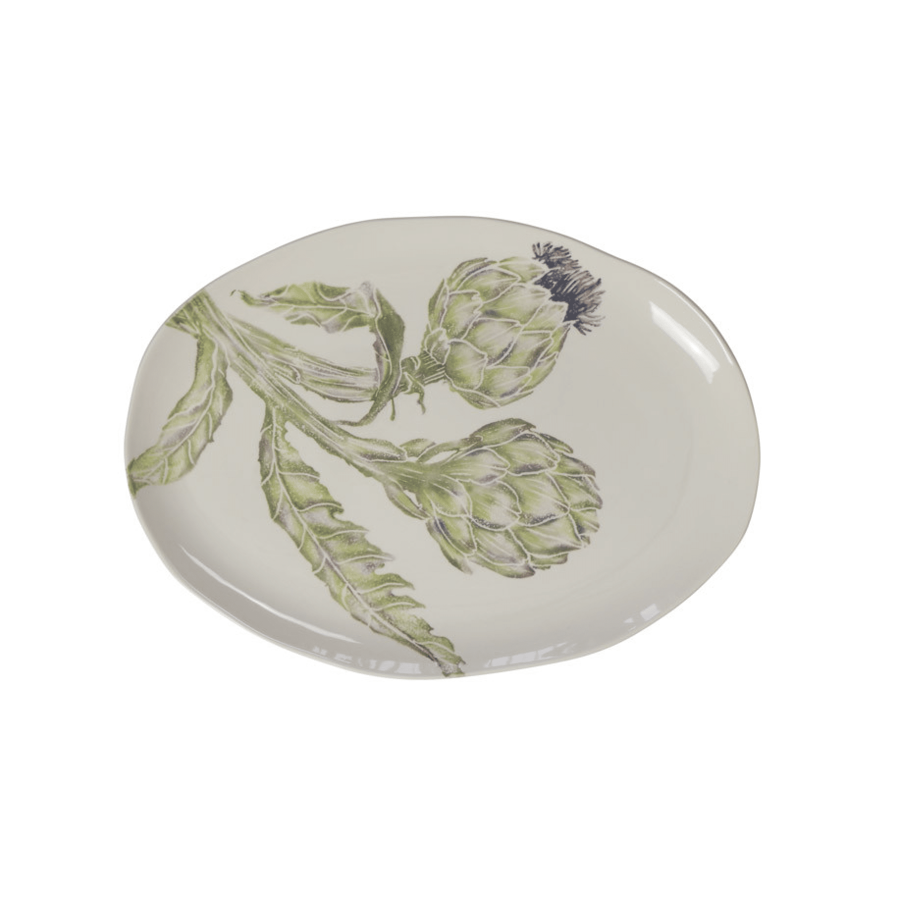 Italian - Vegetables Artichoke Medium Oval Platter