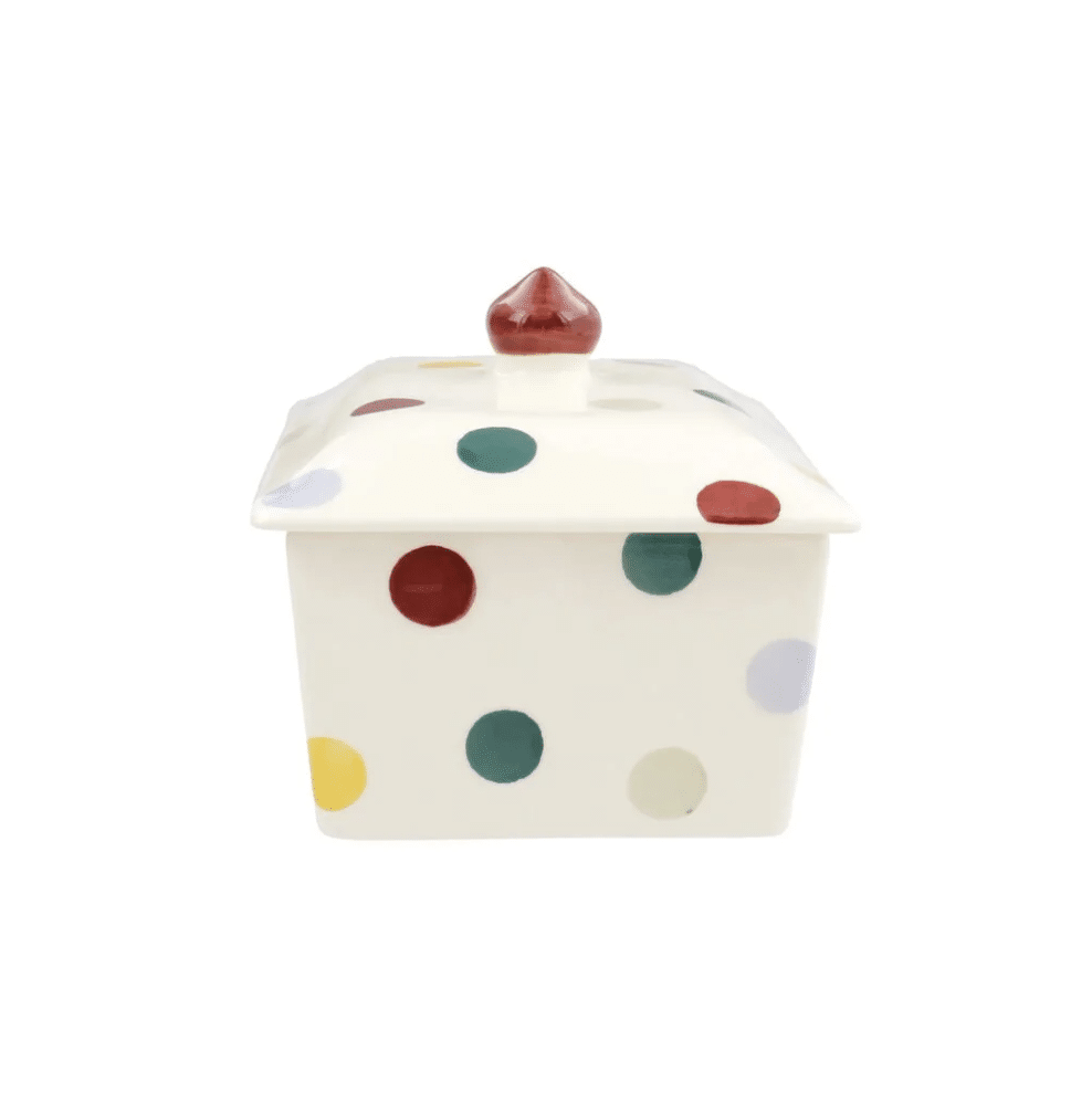 Emma Bridgewater - Spongeware Polka Dot Butter Dish - Image 3