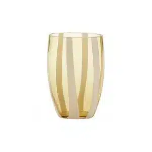 Zafferano Italy - GESSATO Amber Tumbler Pair