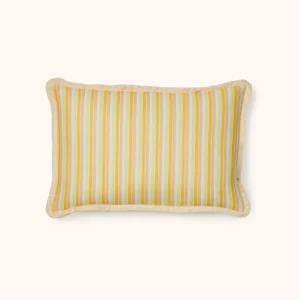 Bonnie & Neil - Garden Stripe Cushion Yellow 40x60cm