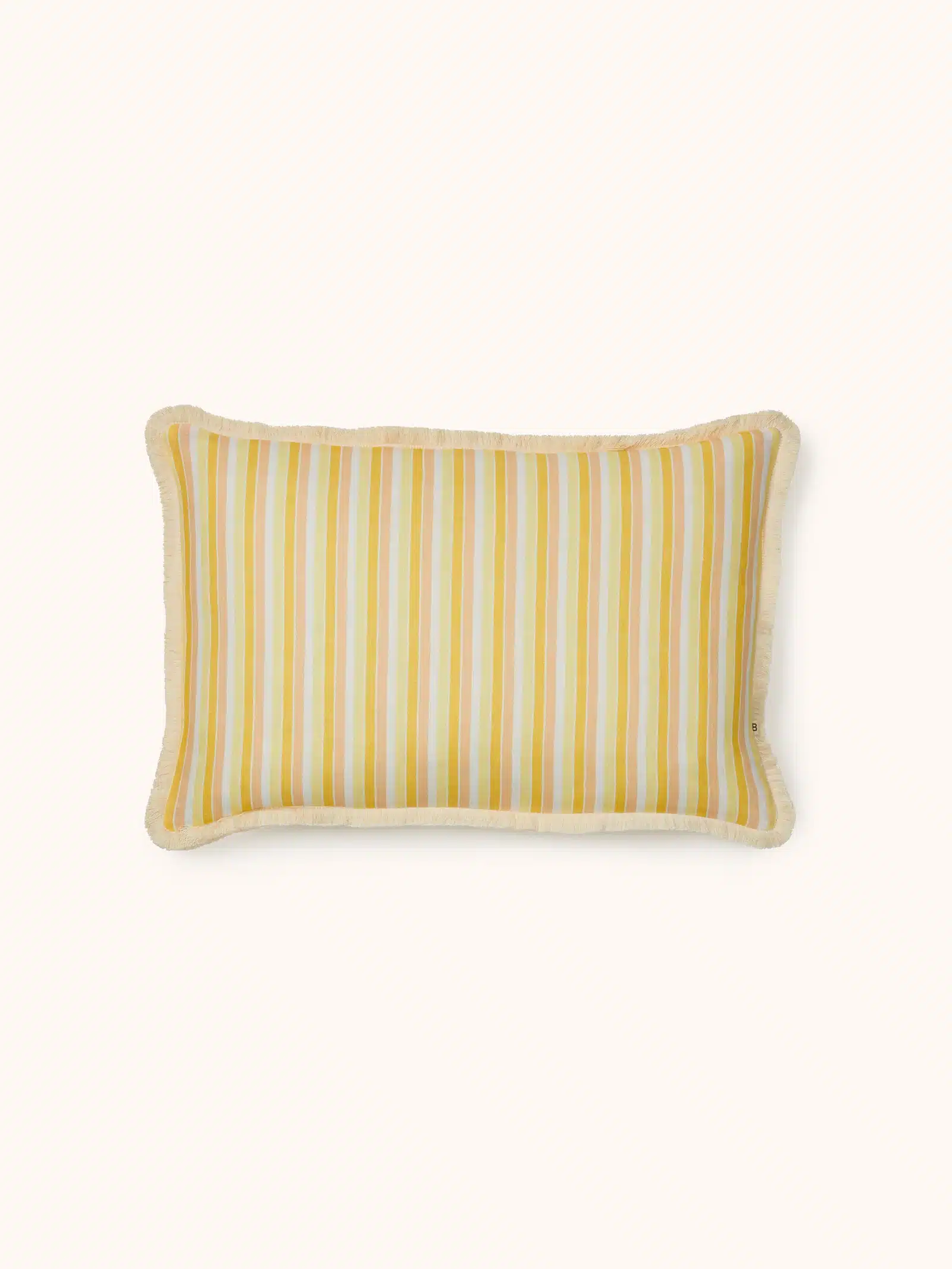 Bonnie & Neil - Garden Stripe Cushion Yellow 40x60cm