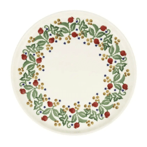 Emma Bridgewater - Spongeware Rosehip & Ivy Flat Serving Plate