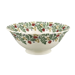 Emma Bridgewater - Spongeware Rosehip & Ivy Medium Serving Bowl