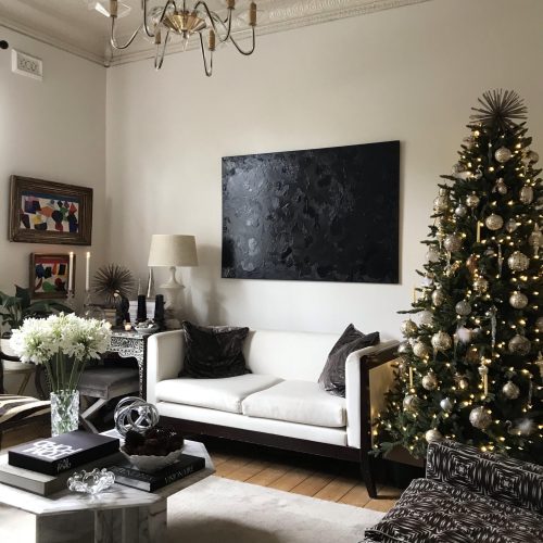 christmas tree in lounge room